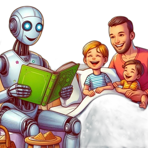 robot, comic book art, concept art, reads transparent PNG cut-out