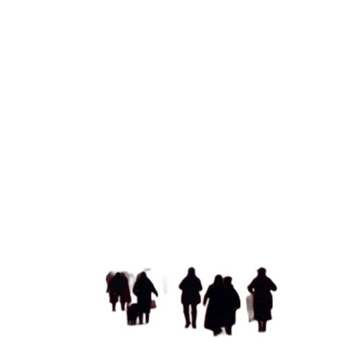 umbrella, staff, jacket, hat transparent PNG cut-out