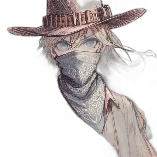 hat, mask, face, weapon transparent PNG cut-out