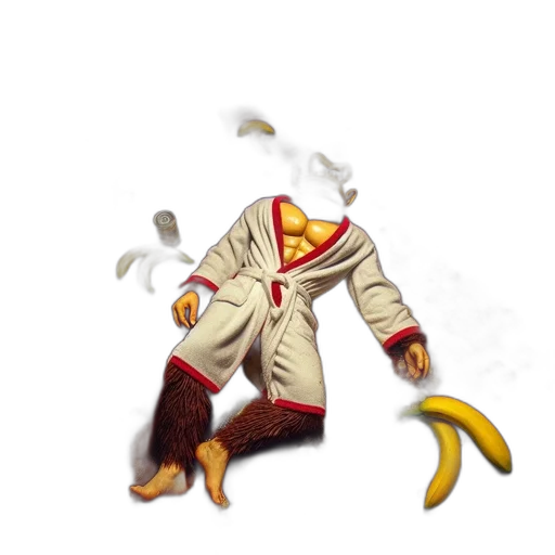 jacket, animal, staff, creature transparent PNG cut-out