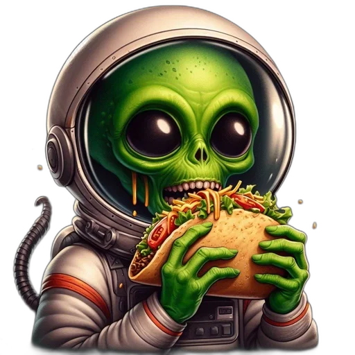 food, creature, robot, face transparent PNG cut-out