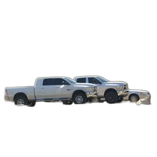 car, 3d render, two, white transparent PNG cut-out