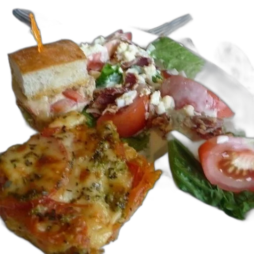 food, 3d render, plate, sandwich transparent PNG cut-out