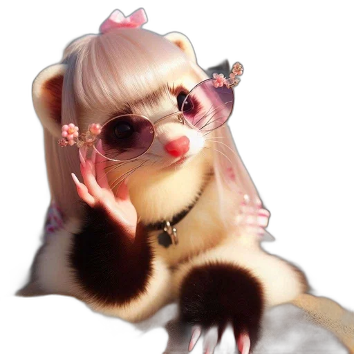 animal, creature, hair, anime transparent PNG cut-out