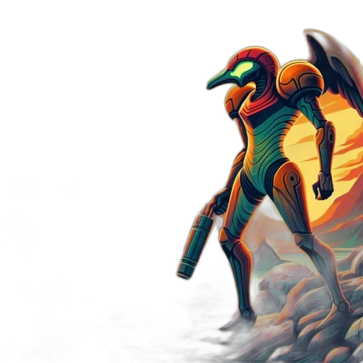 dragon, robot, creature, animal transparent PNG cut-out