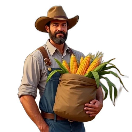 hat, staff, food, weapon transparent PNG cut-out