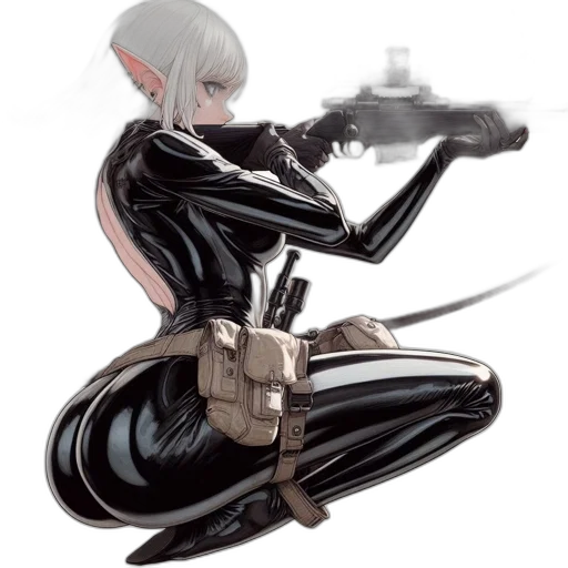 weapon, robot, sword, staff transparent PNG cut-out