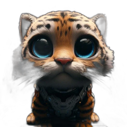 animal, creature, face, fantasy art transparent PNG cut-out
