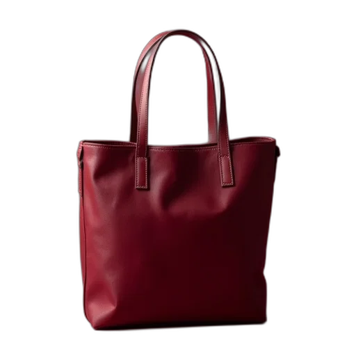 3d render, red, wine, tote transparent PNG cut-out