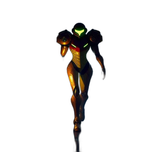 robot, weapon, staff, creature transparent PNG cut-out