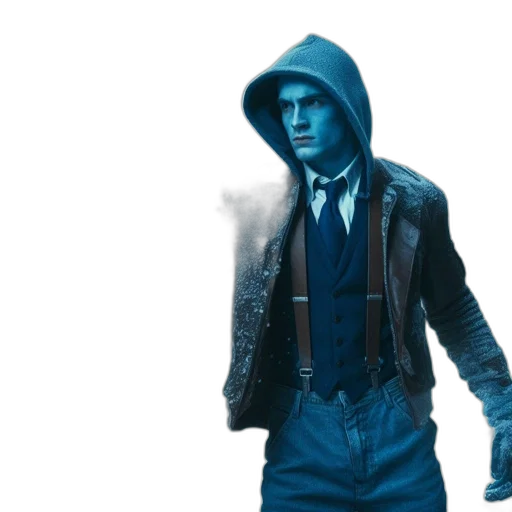 jacket, concept art, 3d render, comic book art transparent PNG cut-out