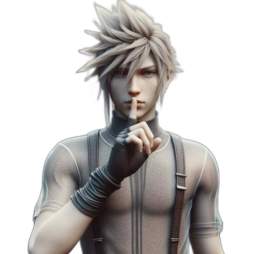 weapon, face, 3d render, concept art transparent PNG cut-out