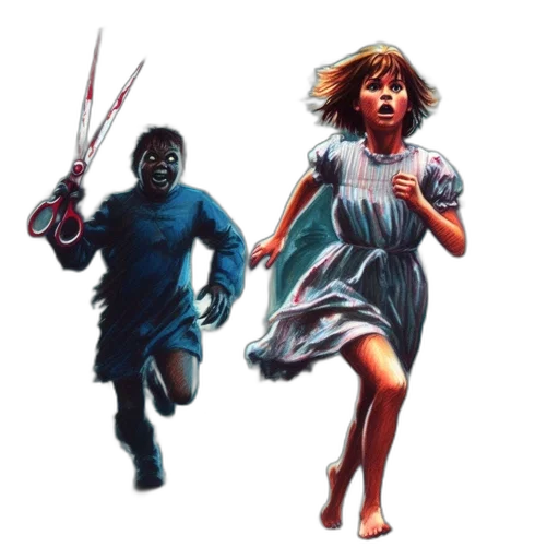 concept art, pixel art, comic book art, inside transparent PNG cut-out