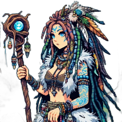 staff, jewelry, weapon, fantasy art transparent PNG cut-out
