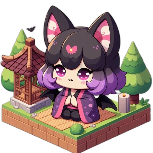 staff, pixel art, fantasy art, anime transparent PNG cut-out