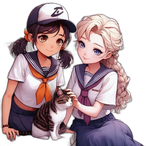 staff, hat, weapon, anime transparent PNG cut-out