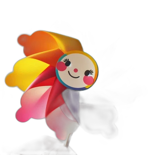 umbrella, staff, flower, mask transparent PNG cut-out