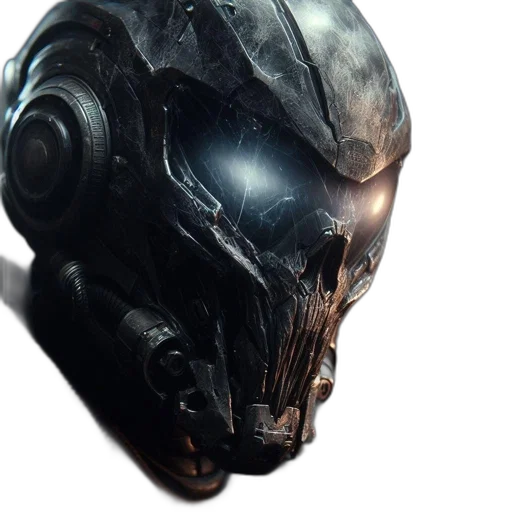 mask, robot, face, creature transparent PNG cut-out