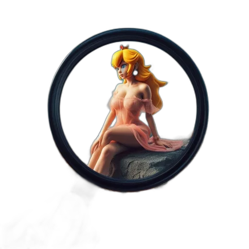 dress, hat, hair, jewelry transparent PNG cut-out