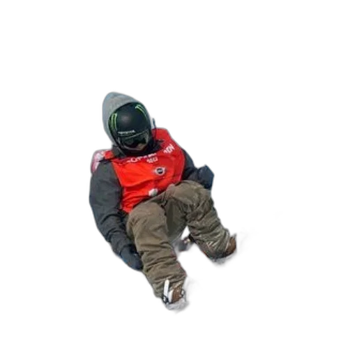 jacket, staff, mask, creature transparent PNG cut-out