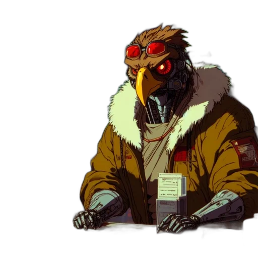 jacket, mask, animal, creature transparent PNG cut-out