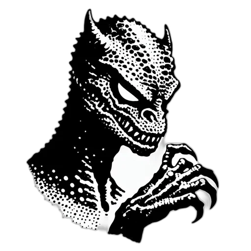 dragon, mask, animal, creature transparent PNG cut-out