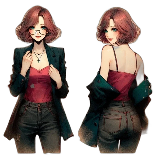jacket, dress, mask, face transparent PNG cut-out