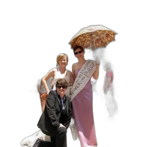 umbrella, dress, staff, shoes transparent PNG cut-out