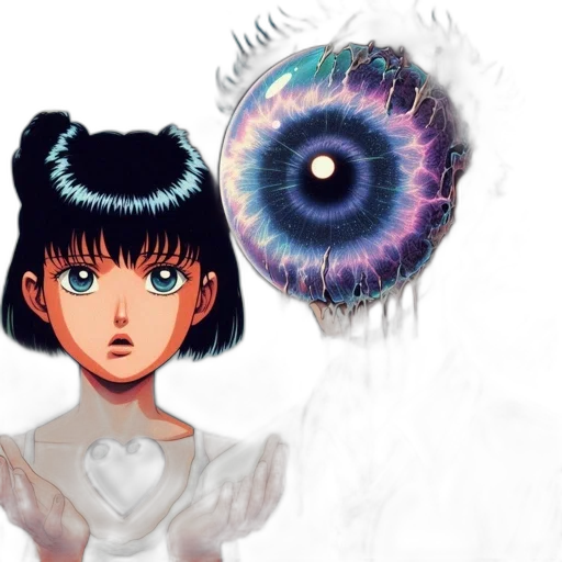 creature, mask, concept art, anime transparent PNG cut-out