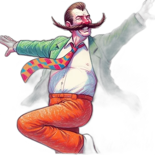 jacket, staff, concept art, watercolor transparent PNG cut-out