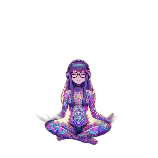 staff, robot, dress, pixel art transparent PNG cut-out