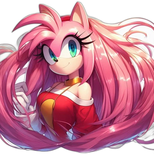 hair, staff, anime, pixel art transparent PNG cut-out