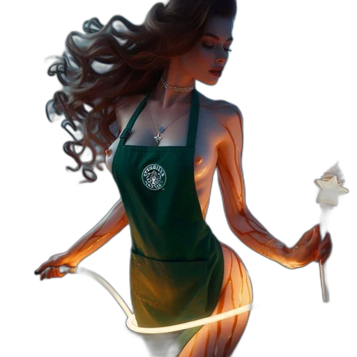 staff, dress, fantasy art, concept art transparent PNG cut-out