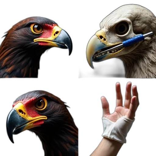 mask, photorealistic, concept art, 3d render transparent PNG cut-out