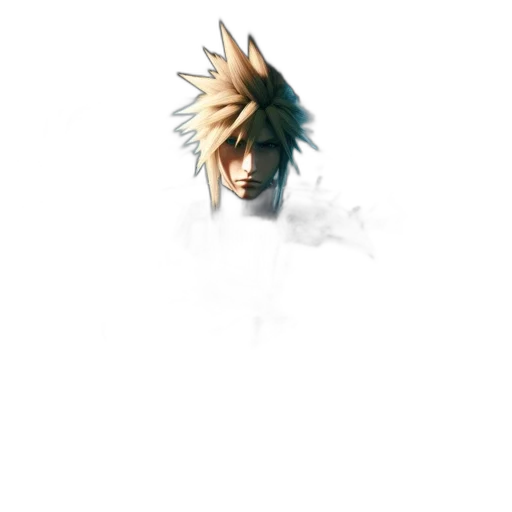 face, mask, hair, creature transparent PNG cut-out