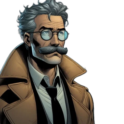 jacket, comic book art, concept art, cartoon transparent PNG cut-out