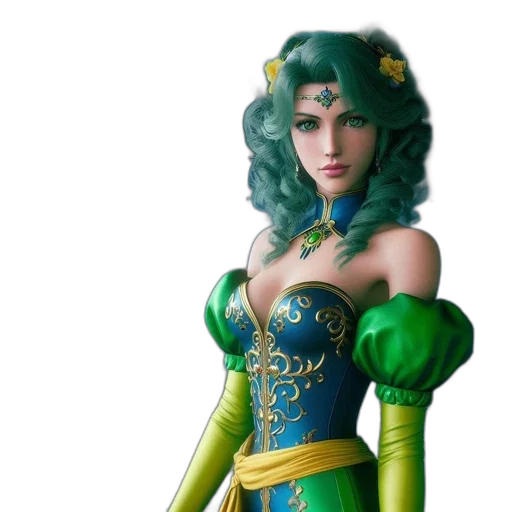 3d render, fantasy art, concept art, comic book art transparent PNG cut-out