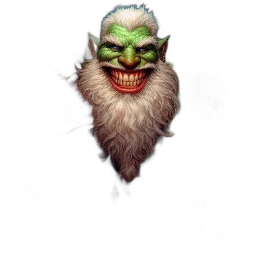 creature, face, mask, staff transparent PNG cut-out