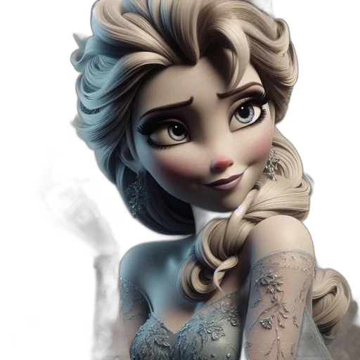 dress, fantasy art, concept art, photorealistic transparent PNG cut-out