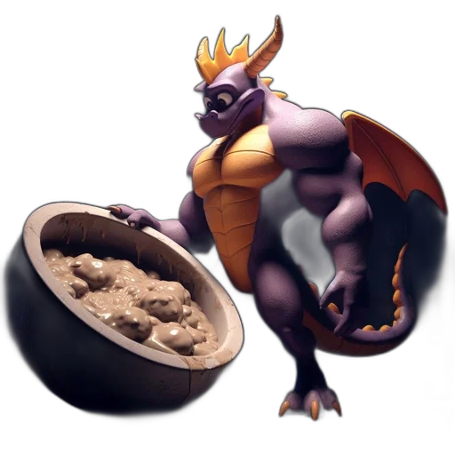 dragon, food, creature, animal transparent PNG cut-out