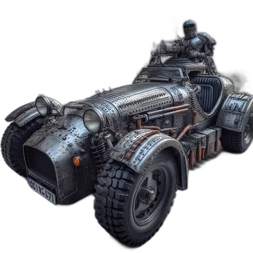 weapon, car, robot, concept art transparent PNG cut-out
