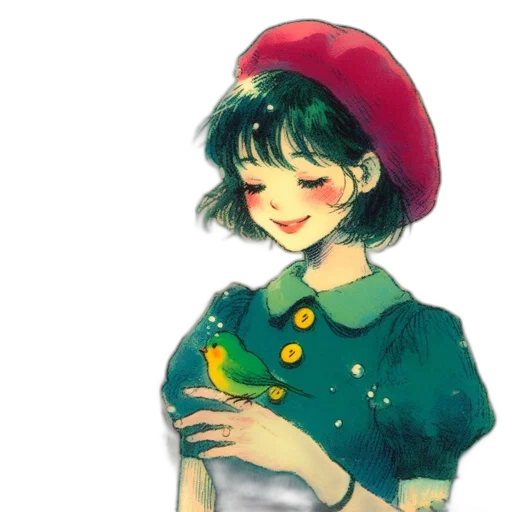 hat, dress, flower, bottle transparent PNG cut-out