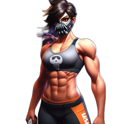 mask, cyberpunk, concept art, comic book art transparent PNG cut-out