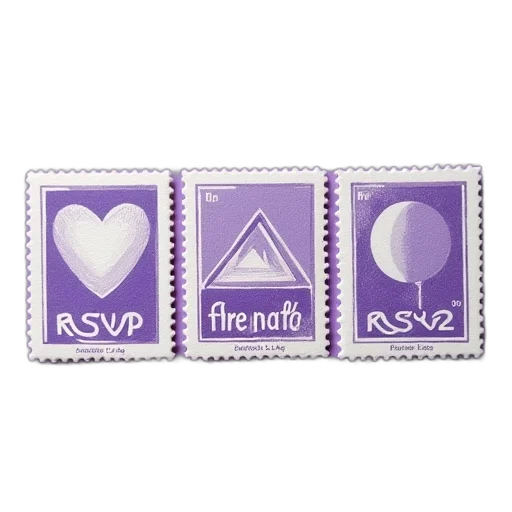 vaporwave, postage, stamps, rsvp transparent PNG cut-out