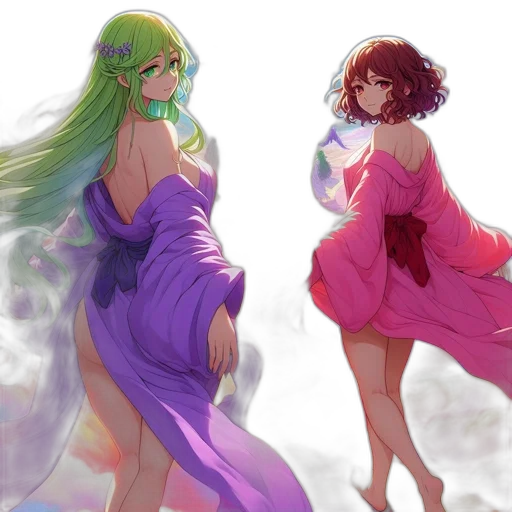 dress, concept art, fantasy art, watercolor transparent PNG cut-out