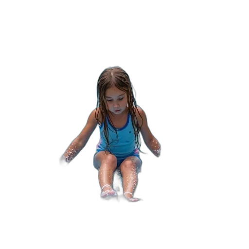 creature, dress, face, hair transparent PNG cut-out