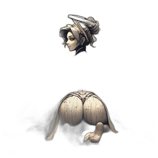 creature, crown, hair, hat transparent PNG cut-out