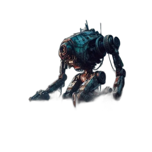 robot, creature, animal, weapon transparent PNG cut-out