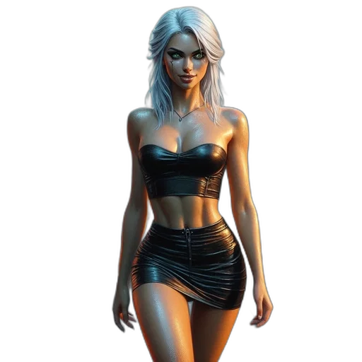dress, jewelry, concept art, fantasy art transparent PNG cut-out