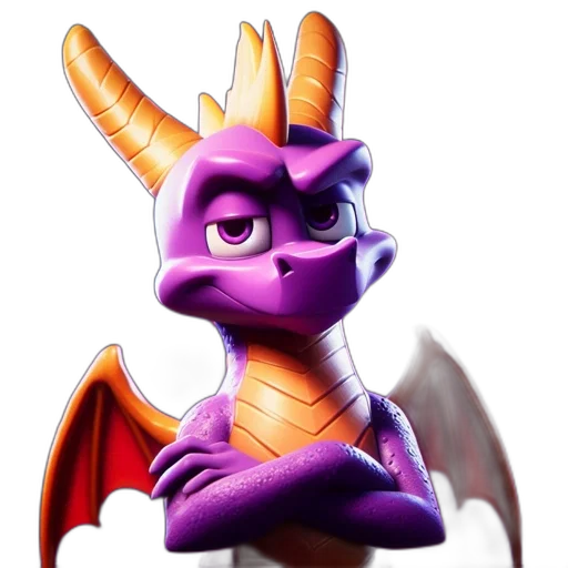 dragon, animal, staff, creature transparent PNG cut-out